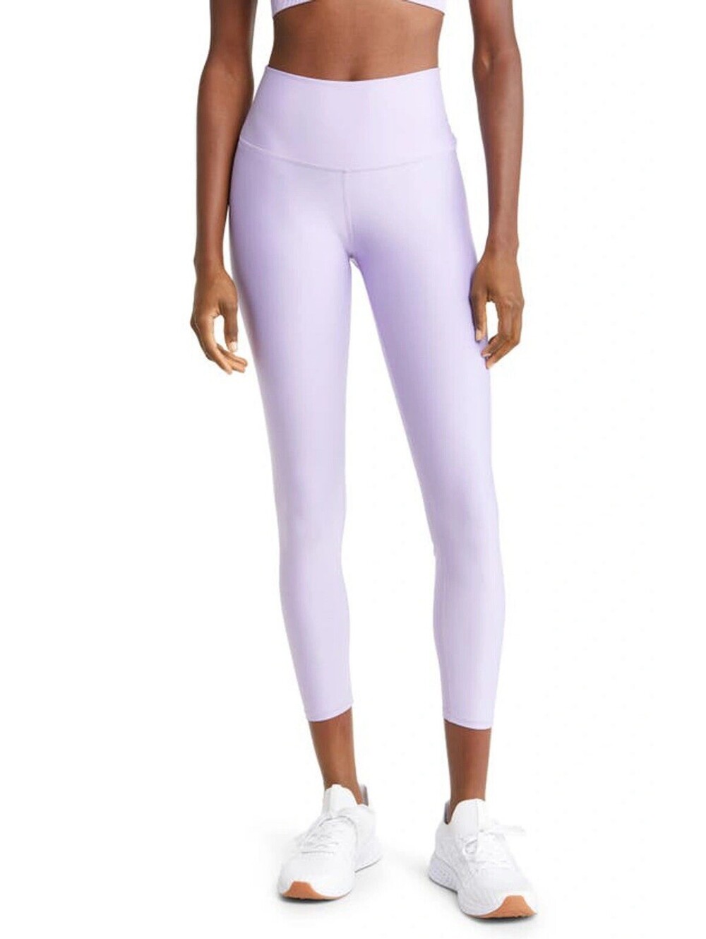 Alo Airlift High Waist Midi Leggings In Violet Skies